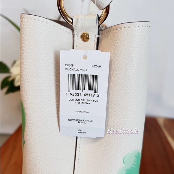 Coach Town Bucket Bag With Dreamy Land Floral Print - Picture 5 of 9